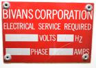 Used Bivans Model 74G Vertuck Semi-Automatic Vertical Cartoner.